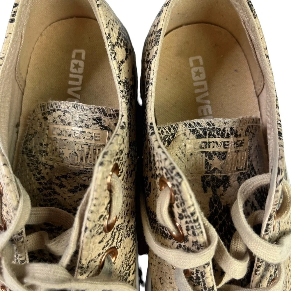 Converse Sneakers Womens Size 7‎ All Star 70 Ox Snake Skin Low Top Shoes